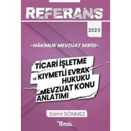 Hakimlik Ticari İşletme ve Kıymetli Evrak Hukuku Mevzuat Konu Anlatımı