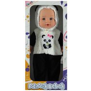 Halley PL78767 Beyaz Siyah 35 cm Kostümlü Pıtırcık Oyuncak Bebek