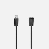 Hama 1.5 mt 2.0 A Fiş - A Soket USB Uzatma Kablosu