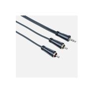 Hama 200721 3.5 mm 2 Rca Stereo 5 mt Siyah Ses Kablosu