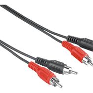 Hama 205086 2 Rca Siyah 2.5 mt Ses Kablosu