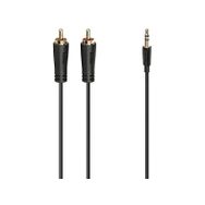 Hama 205260 3.5 mm 2 Rca Stereo Altın Uç 1.5 mt Ses Kablosu