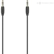 Hama 205263 3.5-3.5 mm 3S 3 mt Stereo Altın Uç Siyah Ses Kablosu