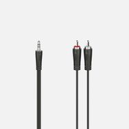 Hama 2RCA Stereo 1.5 mt Siyah Ses Kablosu