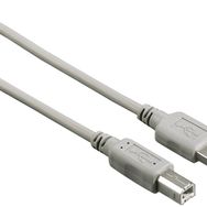 Hama HM.200901 USB 2.0 A Fiş - B Fiş 3 m Gri USB Kablo