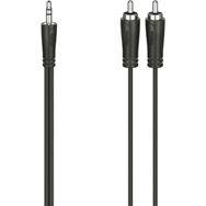 Hama HM.205110 3.5 mm 2 Rca Stereo 1S 1.5 mt Siyah Ses Kablosu