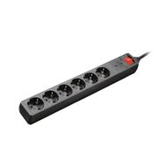 Hama HM137311 Siyah Altılı Akım Korumalı Priz