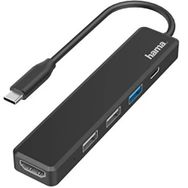 Hama Usb C 5 Ports 3 X Usb A Usb C Hdmı Hub