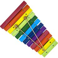 Hamaha Eğitici Ahşap Oyuncak 12 Notalı Gökkuşağı Ahşap Ksilofon Müzik Aleti
