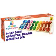 Hamaha HMH-031 Ahşap Sayılı Geometrik Sıralama Logaritma Seti