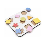 Hamaha HMH-086 Ahşap Eğitici Geometrik Şekiller Renkli