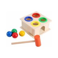 Hamaha Wood Kids Tak Çak Ahşap 4'lü Çekiç Oyunu