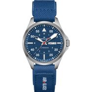 Hamilton H64655941 Khaki Aviation Pilot Day Date Auto Air Glaciers Edition Erkek Kol Saati
