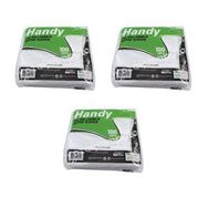 Handy Büyük Boy 100 Adetlik 3 Paket HDPE İş Temizlik Tek Kullanımlık Şeffaf Eldiven