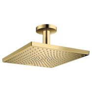 Hansgrohe 26250990 HG Raindance 300 1 Jet Tavan Bağlantısı ile Parlak Altın Optik E Tepe Duşu