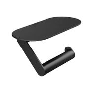 Hansgrohe 27928670 Wallstoris Raflı Satin Siyah Tuvalet Kağıtlığı