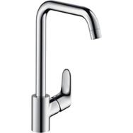 Hansgrohe Focus Krom Gri Tek Kollu Evye Bataryası