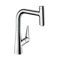Hansgrohe HG72822000 Talis Select M51 220 Çekilebilir Gaga 1 Jet Tek kollu Eviye Bataryası