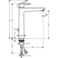 Hansgrohe Talis E 240 Mat Siyah Lavabo Bataryası