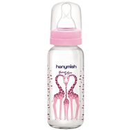 Hanymish 403 Pembe 125 ml Kulplu Cam Biberon