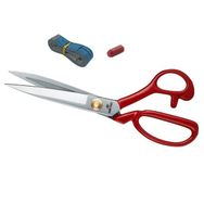 Hard Steel Hs - 1104 Kırmızı Saplı Paslanmaz Çelik Somunlu 10 inç Makas