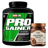 Hardline Nutrition 3000 gr Progainer + 350 gr Clean Protein Spread Çikolata