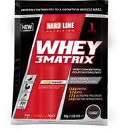 Hardline Nutrition Hardline Whey 3 Matrix Çilek 30 gr (Tek Kullanımlık) Protein Tozu