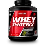 Hardline Whey 3Matrix Çilek Aromalı 2300 gr Protein Tozu
