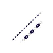 Harem Altın BR0460553 Oval Nazar Gümüş Kadın Bileklik