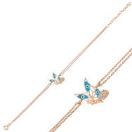 Harem Altın BR0460626 Kelebek Gümüş Kadın Bileklik