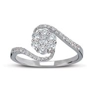 Harem Altın CORY9 0.45 Ct Coronet Pırlanta Yüzük