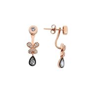 Harem Altın GMS589 Kelebek Piercing Gümüş Küpe