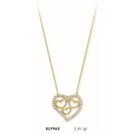 Harem Altın KLY965 14 Ayar Altın Kalp Kolye