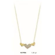 Harem Altın KLY986 14 Ayar Altın Sıra Kalp Kolye