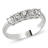 Harem Altın RMY207 18 Ayar Altın 0.60 Ct Pırlanta Beştaş Yüzük