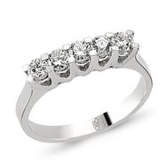 Harem Altın RMY208 18 Ayar Altın 0.58 Ct Pırlanta Beştaş Yüzük