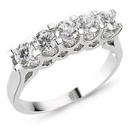 Harem Altın RMY510 18 Ayar Altın Pırlanta 0.90 ct Beştaş Yüzük