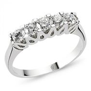 Harem Altın RMY516 18 Ayar Altın 0.80 ct Pırlanta Beştaş Yüzük