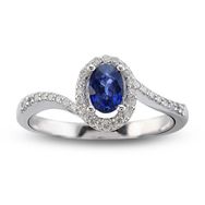Harem Altın RTY19 0.75 Ct Pırlanta Safir Yüzük