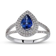 Harem Altın RTY33 1.21 Ct Pırlanta Safir Yüzük
