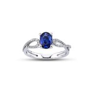 Harem Altın RTY36 Kadın 1.10 ct Pırlanta Safir Yüzük