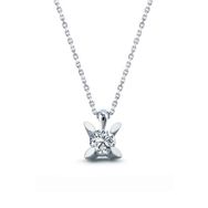 Harem Altın TK9 0.25 Ct Badem Tırnak Tektaş Pırlanta Altın Kolye