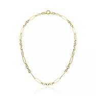 Harem ZKU102 Altın Oval Ataş Doçlu Zincir Kolye