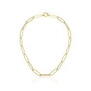 Harem ZKU104 Altın Oval Ataş Zincir Kolye
