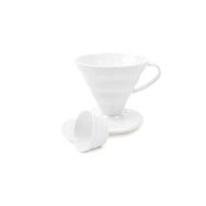Hario V60 02 Plastik Dripper Beyaz Fincan