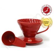 Hario V60 02 Seramik Dripper Kırmızı Fincan
