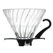 Hario V60 02 Siyah Cam Dripper