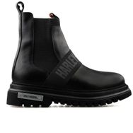 Harley Davidson 021M100557 Polperro Black Deri Erkek Bot