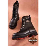 Harley Davidson 025G100385 Gladis Siyah Deri Kadın Bot