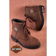 Harley Davidson Gibson Kahverengi Nubuk Kadın Bot